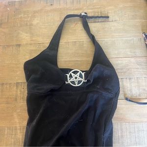 COPY - Killstar halter mini dress